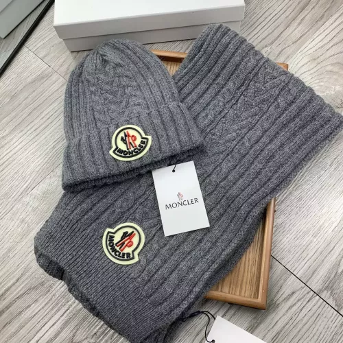 Wholesale Moncler Hat and Scarf Set #1287954 $52.00 USD, Wholesale Quality Replica Moncler Hat and Scarf and Glove Set