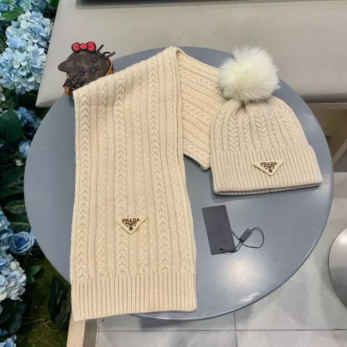 Replica Prada Hat and Scarf Set #1287992 $64.00 USD for Wholesale