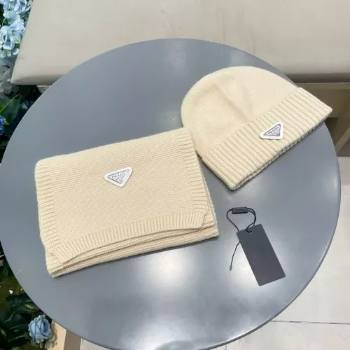 Wholesale Prada Hat and Scarf Set #1288001 $64.00 USD, Wholesale Quality Replica Prada Hat and Scarf and Glove Set