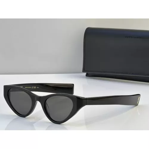 Wholesale Yves Saint Laurent YSL AAA Quality Sunglasses #1288022 $60.00 USD, Wholesale Quality Replica Yves Saint Laurent YSL AAA Quality Sunglasses