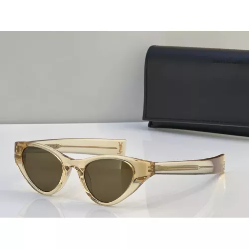 Wholesale Yves Saint Laurent YSL AAA Quality Sunglasses #1288026 $60.00 USD, Wholesale Quality Replica Yves Saint Laurent YSL AAA Quality Sunglasses