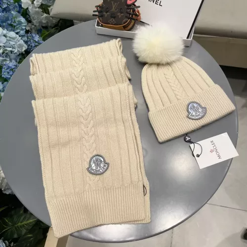 Wholesale Moncler Hat and Scarf Set #1288028 $64.00 USD, Wholesale Quality Replica Moncler Hat and Scarf and Glove Set