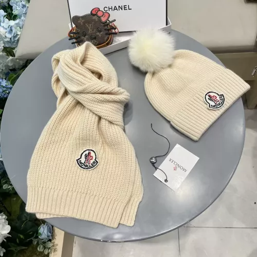 Wholesale Moncler Hat and Scarf Set #1288031 $64.00 USD, Wholesale Quality Replica Moncler Hat and Scarf and Glove Set