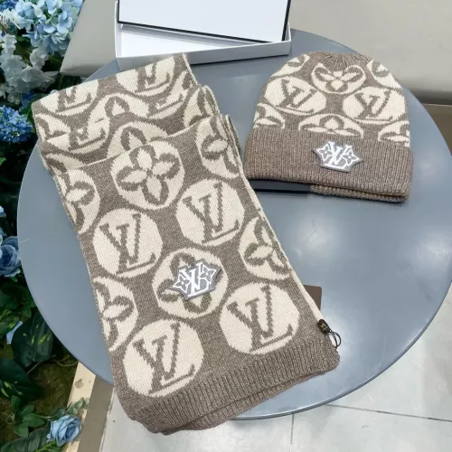 Wholesale Louis Vuitton LV Hat and Scarf Set #1288034 $60.00 USD, Wholesale Quality Replica Louis Vuitton LV Hat and Scarf and Glove Set