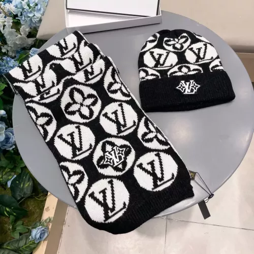 Wholesale Louis Vuitton LV Hat and Scarf Set #1288036 $60.00 USD, Wholesale Quality Replica Louis Vuitton LV Hat and Scarf and Glove Set