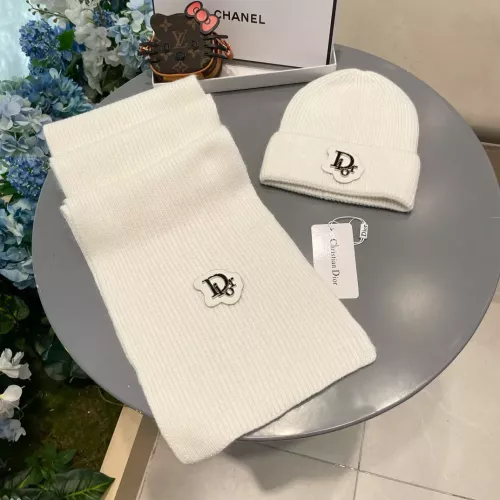 Replica Christian Dior Hat and Scarf Set #1288037 $56.00 USD for Wholesale