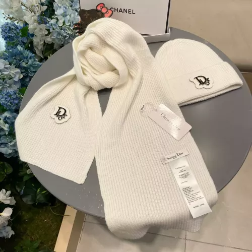 Replica Christian Dior Hat and Scarf Set #1288037 $56.00 USD for Wholesale