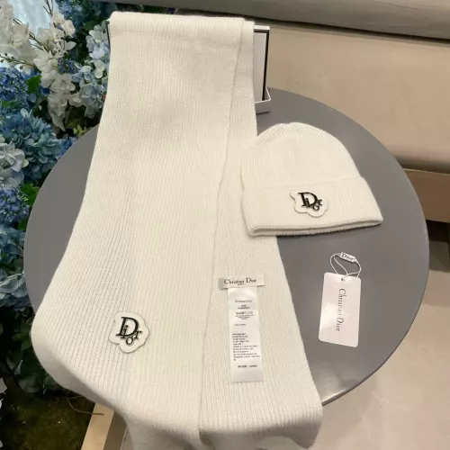 Replica Christian Dior Hat and Scarf Set #1288037 $56.00 USD for Wholesale