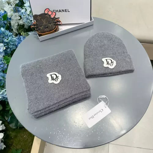 Wholesale Christian Dior Hat and Scarf Set #1288038 $56.00 USD, Wholesale Quality Replica Christian Dior Hat and Scarf and Glove Set