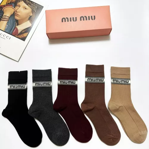 Wholesale MIU MIU Socks #1288312 $29.00 USD, Wholesale Quality Replica MIU MIU Socks