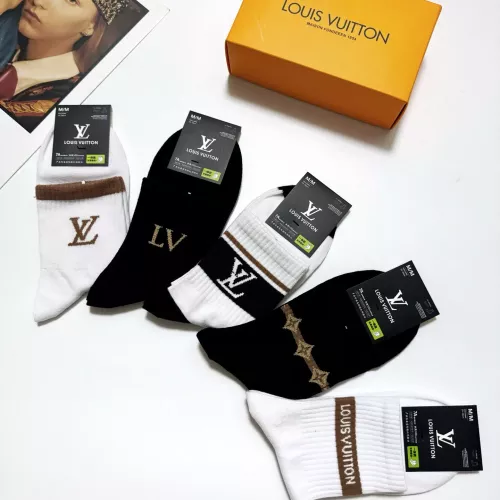 Replica Louis Vuitton LV Socks #1288313 $27.00 USD for Wholesale