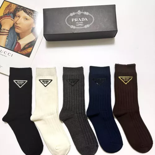 Wholesale Prada Socks #1288315 $29.00 USD, Wholesale Quality Replica Prada Socks