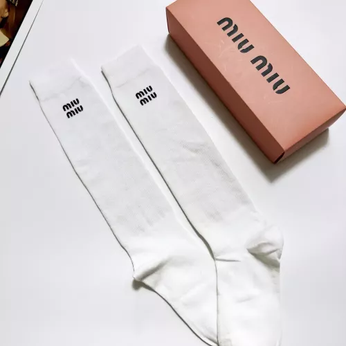 Wholesale MIU MIU Socks #1288317 $29.00 USD, Wholesale Quality Replica MIU MIU Socks