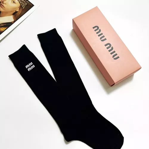 Replica MIU MIU Socks #1288319 $29.00 USD for Wholesale