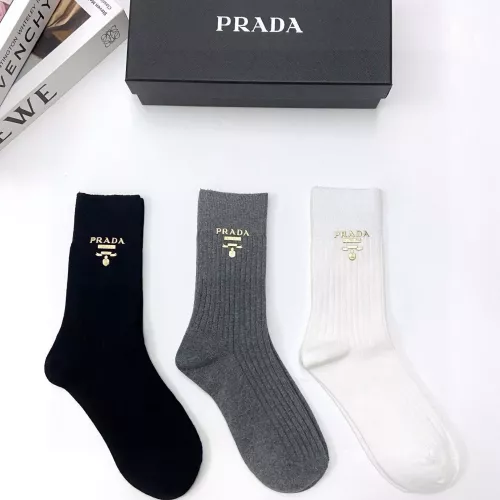 Wholesale Prada Socks #1288321 $29.00 USD, Wholesale Quality Replica Prada Socks