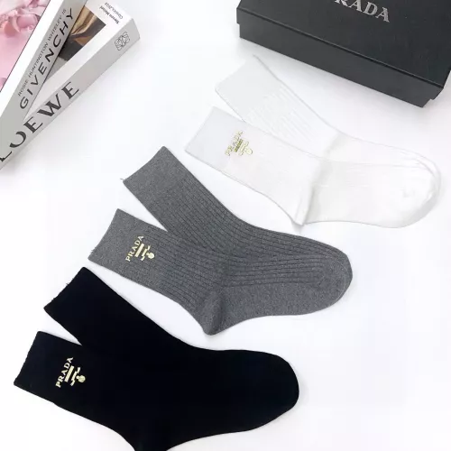 Replica Prada Socks #1288321 $29.00 USD for Wholesale