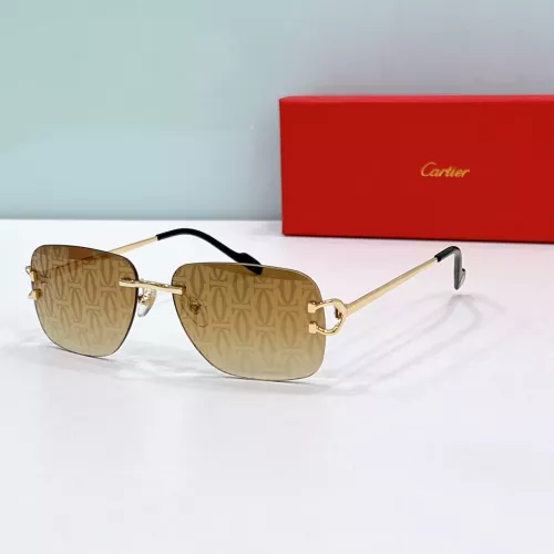 Wholesale Cartier AAA Quality Sunglassess #1288554 $52.00 USD, Wholesale Quality Replica Cartier AAA Quality Sunglassess