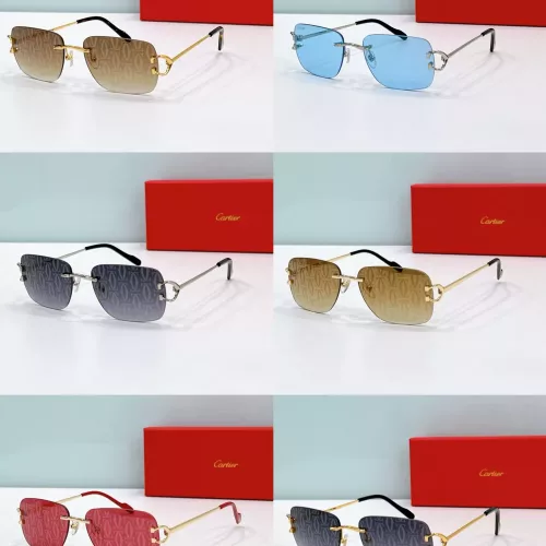 Replica Cartier AAA Quality Sunglassess #1288555 $52.00 USD for Wholesale