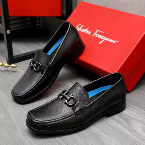 Wholesale Salvatore Ferragamo Leather Shoes For Men #1288846 $92.00 USD, Wholesale Quality Replica Salvatore Ferragamo Leather Shoes