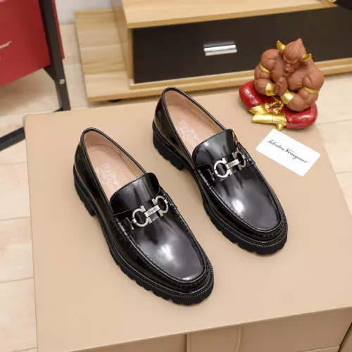 Wholesale Salvatore Ferragamo Leather Shoes For Men #1288852 $96.00 USD, Wholesale Quality Replica Salvatore Ferragamo Leather Shoes