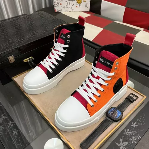 Wholesale Dolce &amp; Gabbana D&amp;G High Top Shoes For Women #1288960 $80.00 USD, Wholesale Quality Replica Dolce &amp; Gabbana D&amp;G High Top Shoes