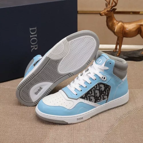 Replica Christian Dior High Top Shoes For Men #1289126 $80.00 USD for Wholesale