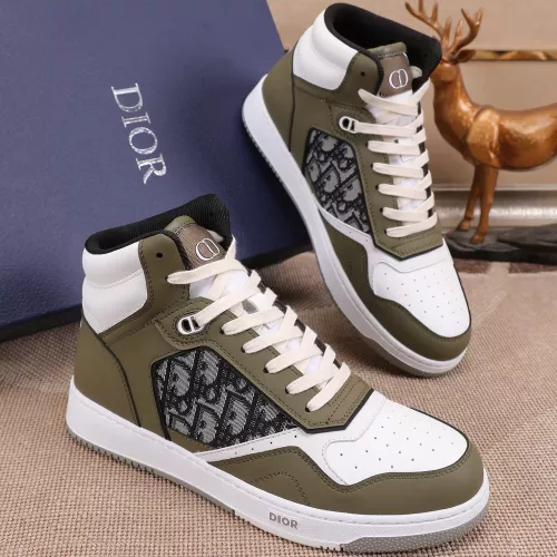 Replica Christian Dior High Top Shoes For Men #1289156 $80.00 USD for Wholesale