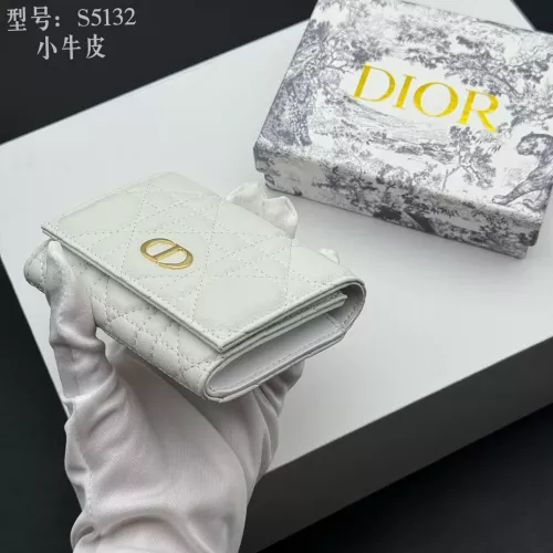 Replica Christian Dior Wallets For Women #1289183 $40.00 USD for Wholesale