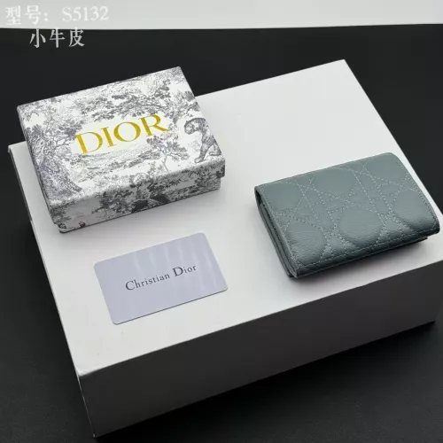 Replica Christian Dior Wallets For Women #1289185 $40.00 USD for Wholesale