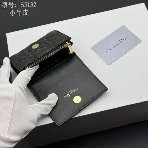 Replica Christian Dior Wallets For Women #1289186 $40.00 USD for Wholesale