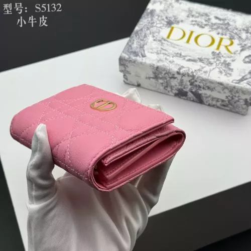 Replica Christian Dior Wallets For Women #1289187 $40.00 USD for Wholesale