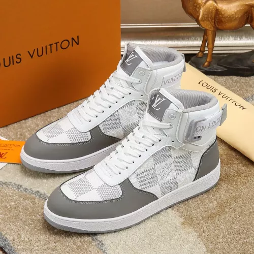 Wholesale Louis Vuitton High Tops Shoes For Men #1289194 $80.00 USD, Wholesale Quality Replica Louis Vuitton High Tops Shoes