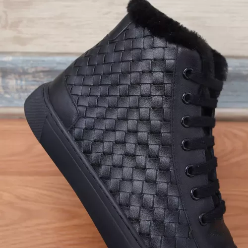 Replica Bottega Veneta BV High Tops Shoes For Men #1289222 $122.00 USD for Wholesale