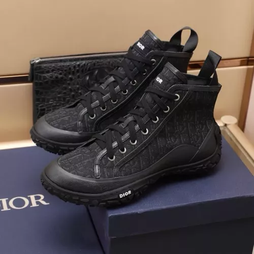 Replica Christian Dior High Top Shoes For Men #1289228 $102.00 USD for Wholesale