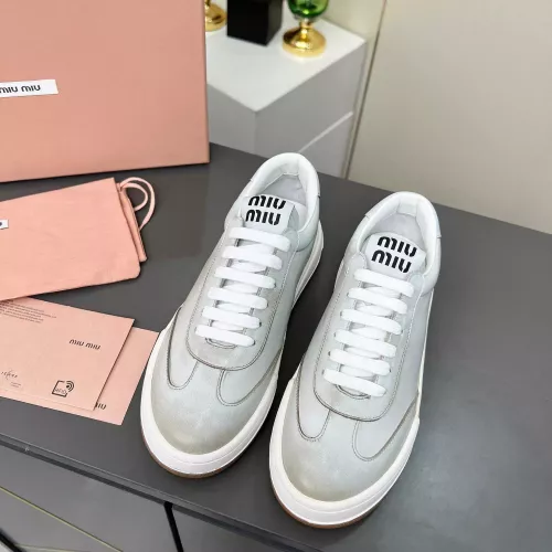 Replica MIU MIU Casual Shoes For Women #1289371 $100.00 USD for Wholesale