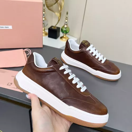 Replica MIU MIU Casual Shoes For Women #1289372 $100.00 USD for Wholesale