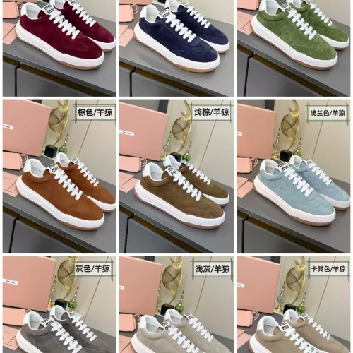 Replica MIU MIU Casual Shoes For Women #1289374 $100.00 USD for Wholesale