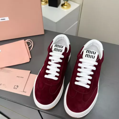 Replica MIU MIU Casual Shoes For Women #1289378 $100.00 USD for Wholesale