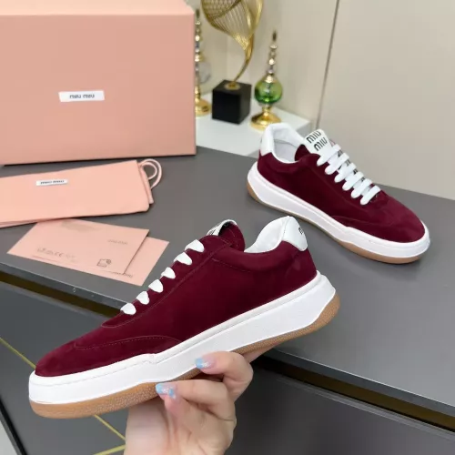 Replica MIU MIU Casual Shoes For Women #1289378 $100.00 USD for Wholesale