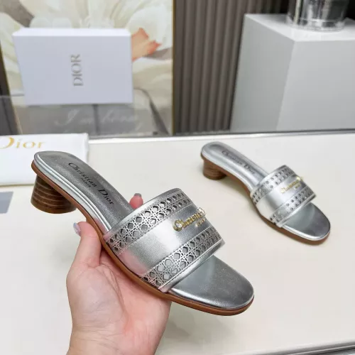 Replica Christian Dior Slippers For Women #1289408 $85.00 USD for Wholesale