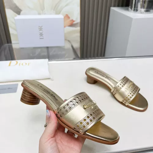 Replica Christian Dior Slippers For Women #1289409 $85.00 USD for Wholesale