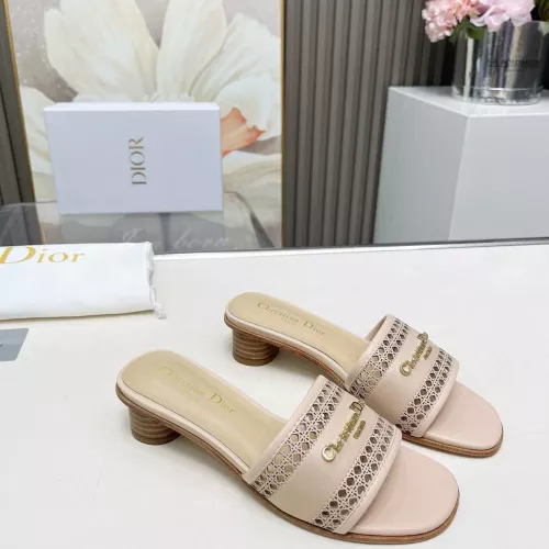 Replica Christian Dior Slippers For Women #1289411 $85.00 USD for Wholesale