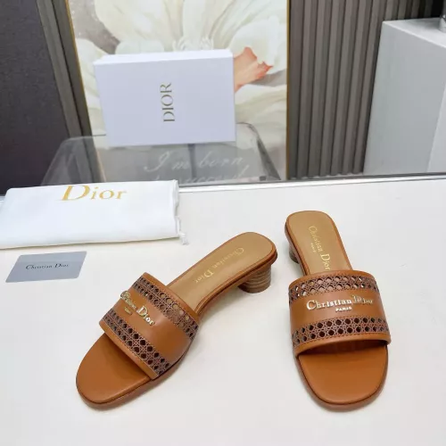 Replica Christian Dior Slippers For Women #1289413 $85.00 USD for Wholesale