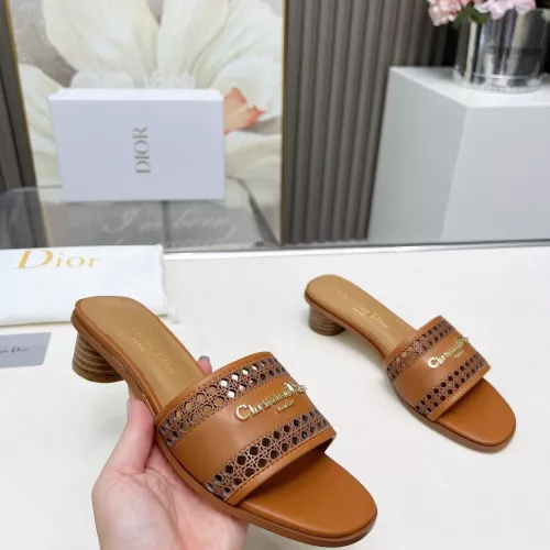 Replica Christian Dior Slippers For Women #1289413 $85.00 USD for Wholesale