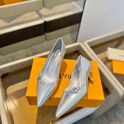 Wholesale Louis Vuitton High-Heeled Shoes For Women #1289443 $115.00 USD, Wholesale Quality Replica Louis Vuitton High-Heeled Shoes