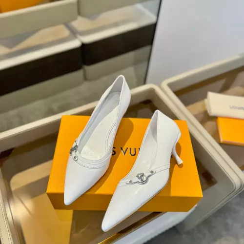 Wholesale Louis Vuitton High-Heeled Shoes For Women #1289445 $115.00 USD, Wholesale Quality Replica Louis Vuitton High-Heeled Shoes