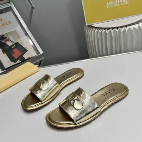 Wholesale Michael Kors Slippers For Women #1289508 $76.00 USD, Wholesale Quality Replica Michael Kors Slippers