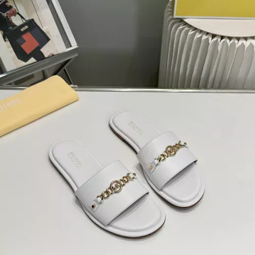 Wholesale Michael Kors Slippers For Women #1289516 $76.00 USD, Wholesale Quality Replica Michael Kors Slippers