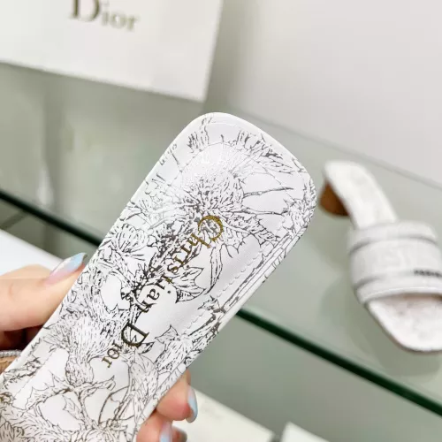 Replica Christian Dior Slippers For Women #1289523 $85.00 USD for Wholesale