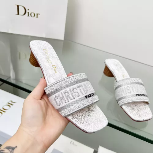 Replica Christian Dior Slippers For Women #1289523 $85.00 USD for Wholesale